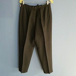 Ann Taylor Petite 12p black linen pants